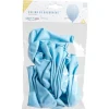 Lot de 20 ballons en latex bleu pastel < Gifi