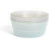 Lot de 4 bols pour enfant en plastique coloré Ø12xH.4,5cm < Gifi