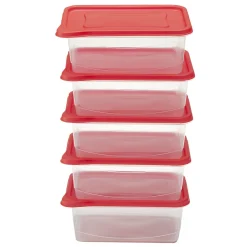 Lot de 5 boîtes alimentaires 1,2L