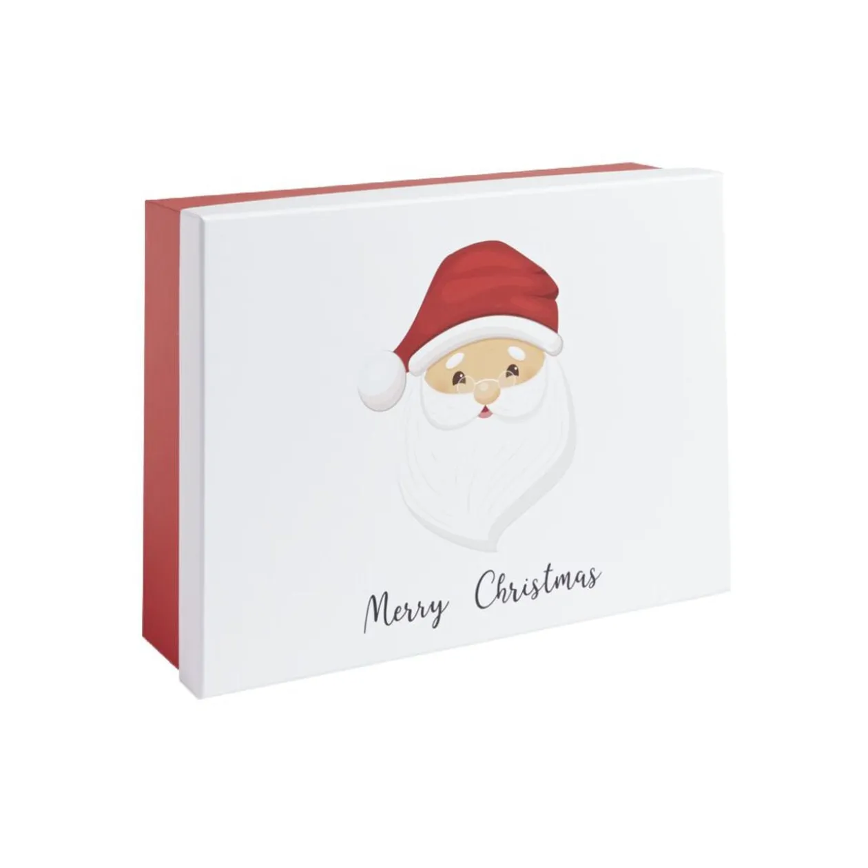 Lot de 3 boîtes cadeaux rectangulaires à empiler décor Noël 3 tailles