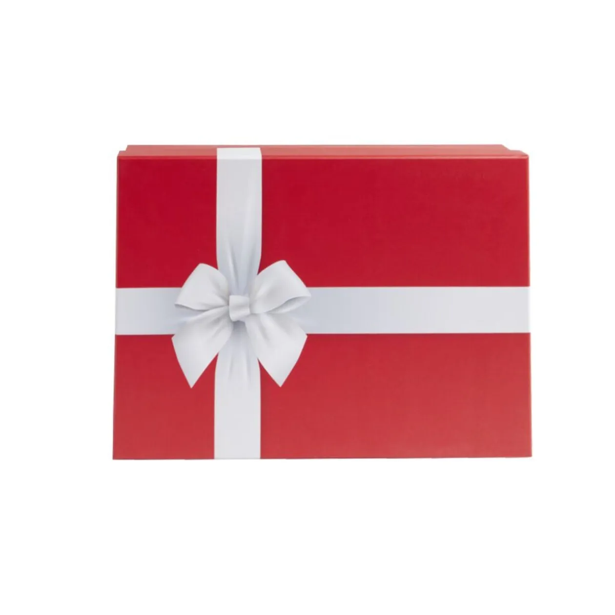 Lot de 3 boîtes cadeaux rectangulaires à empiler décor Noël 3 tailles