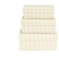 Lot de 3 boîtes de rangement - 3 modèles < Gifi Hot