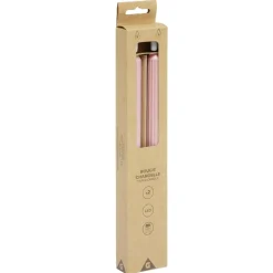 Lot de 2 bougies chandelles LED roses Ø2,2xH22,5cm < Gifi Clearance
