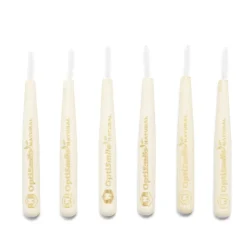 Lot de 6 brossettes interdentaires 2mm manche bambou