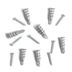 Lot de 7 chevilles autoforeuses avec vis Ø6x30mm charge 20kg < Gifi Discount