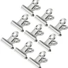 Lot de 9 clips en métal 8,5x2xH14,5cm