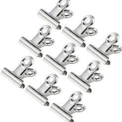 Lot de 9 clips en métal 8,5x2xH14,5cm