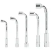 Lot de 5 clés à pipe Ø8/10/12/13/17mm métal gris < Gifi Discount