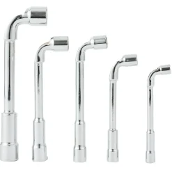 Lot de 5 clés à pipe Ø8/10/12/13/17mm métal gris < Gifi Discount