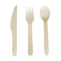 Lot de 48 couverts en bambou < Gifi Outlet