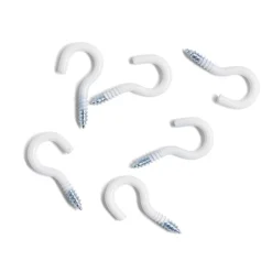 Lot de 6 crochets ouverts blancs Ø3x16mm < Gifi Hot