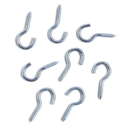 Lot de 8 crochets ouverts gris Ø3,5x20mm < Gifi Sale