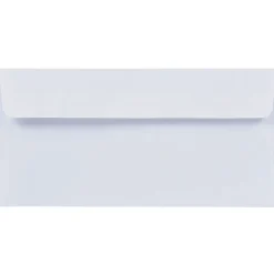 Lot de 50 enveloppes blanches avec bande auto-adhésive 11x22cm