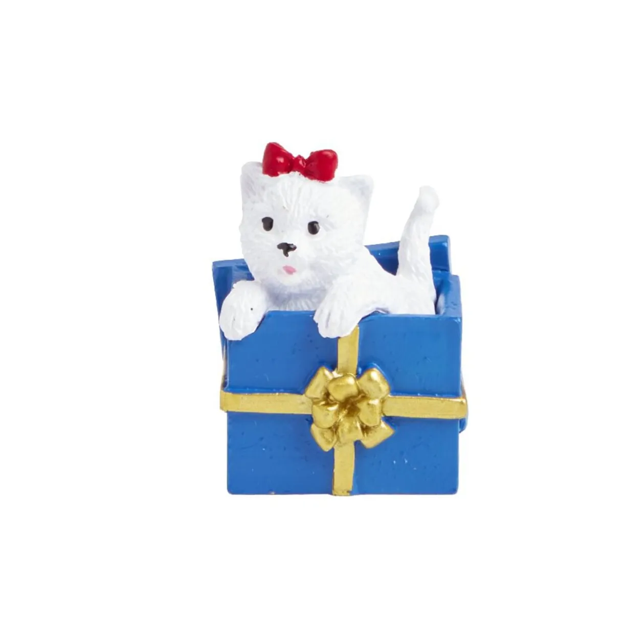 Lot de 3 figurines pour village animé de Noël thème chiots < Gifi Best