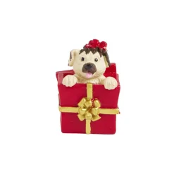 Lot de 3 figurines pour village animé de Noël thème chiots < Gifi Best