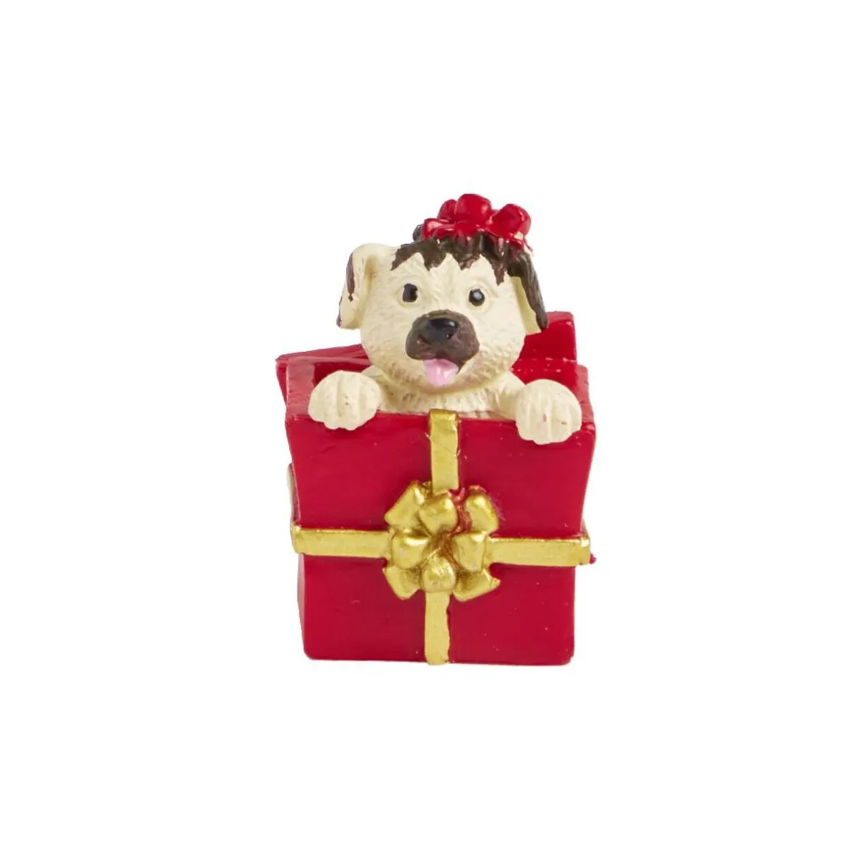 Lot de 3 figurines pour village animé de Noël thème chiots < Gifi Best