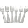Lot de 6 fourchettes en inox