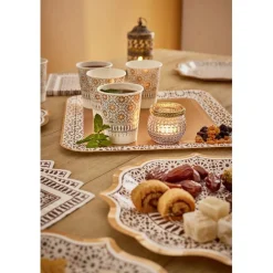Lot de 12 gobelets en carton décor oriental