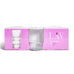 Lot de 3 gobelets en verre empilables 32,5cl < Gifi Best