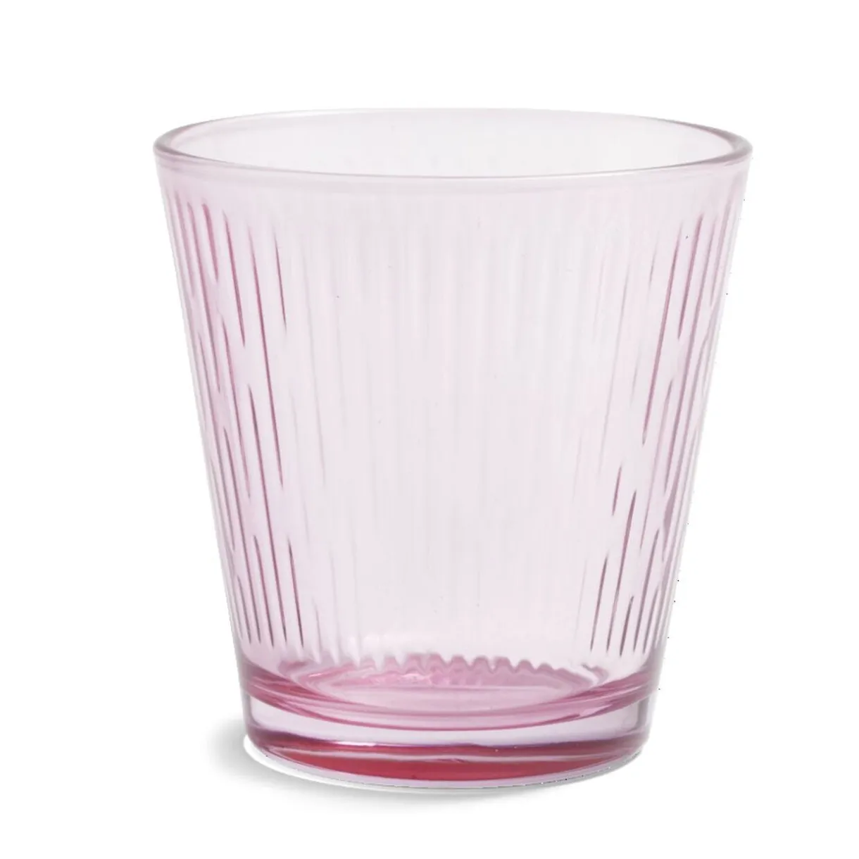Lot de 4 gobelets en verre Nora coloré transparent 25,5cl < Gifi Sale