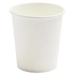 Lot de 50 gobelets jetables 20cl carton uni blanc
