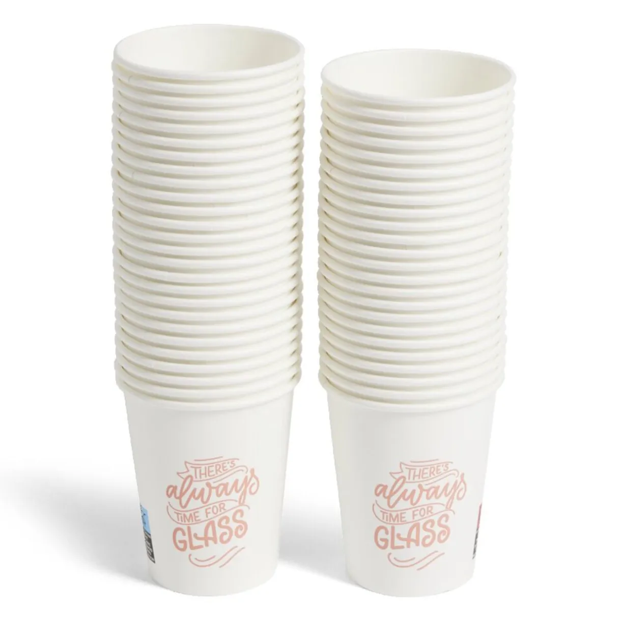 Lot de 50 gobelets jetables en carton < Gifi