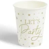 Lot de 8 gobelets Let's Party carton 24cl < Gifi
