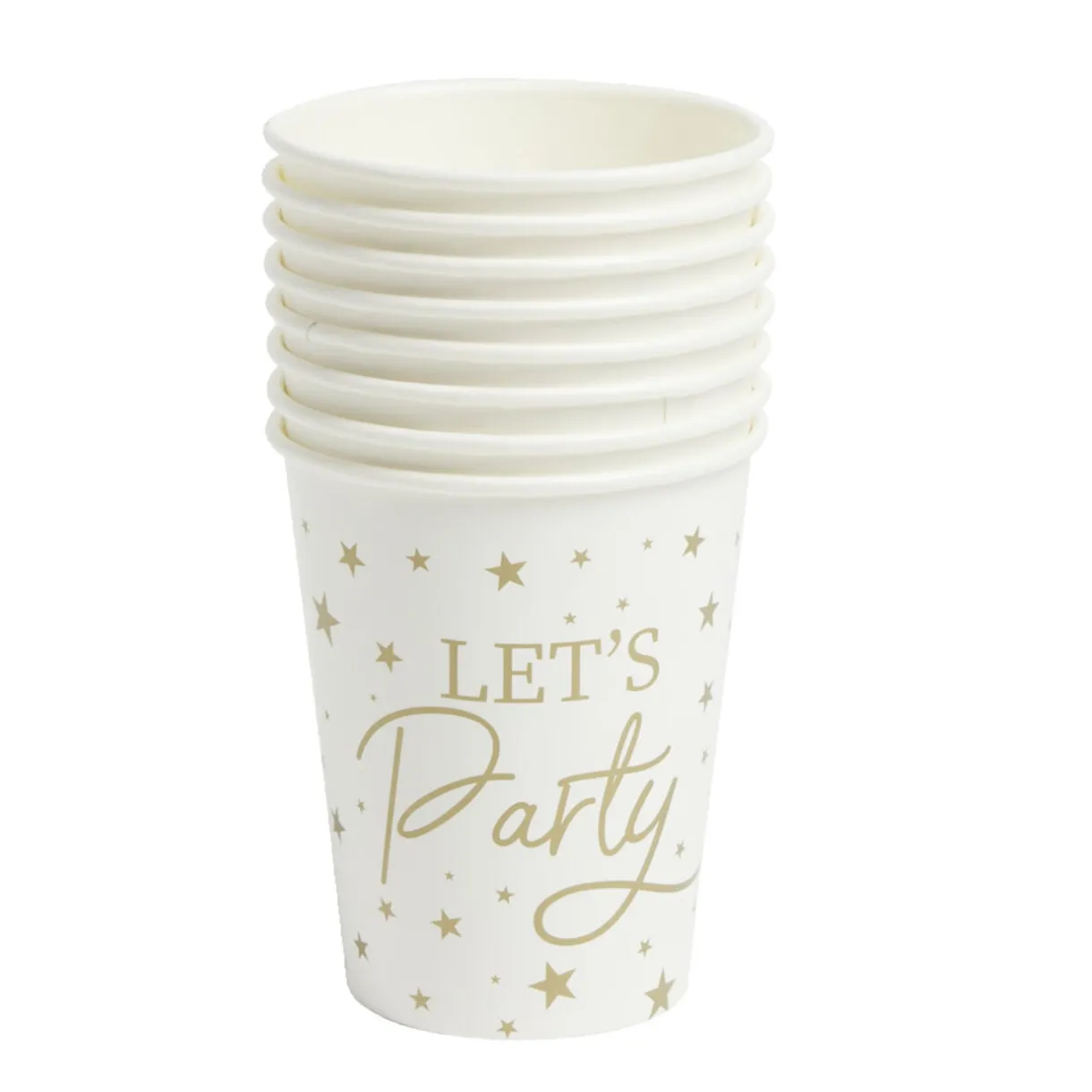 Lot de 8 gobelets Let's Party carton 24cl < Gifi