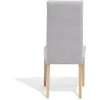 Lot de 2 housses de chaise polyester gris 45xH45x40cm < Gifi Discount