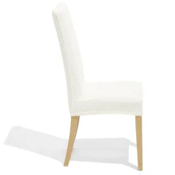 Lot de 2 housses de chaise polyester beige 45xH45x40cm < Gifi Clearance