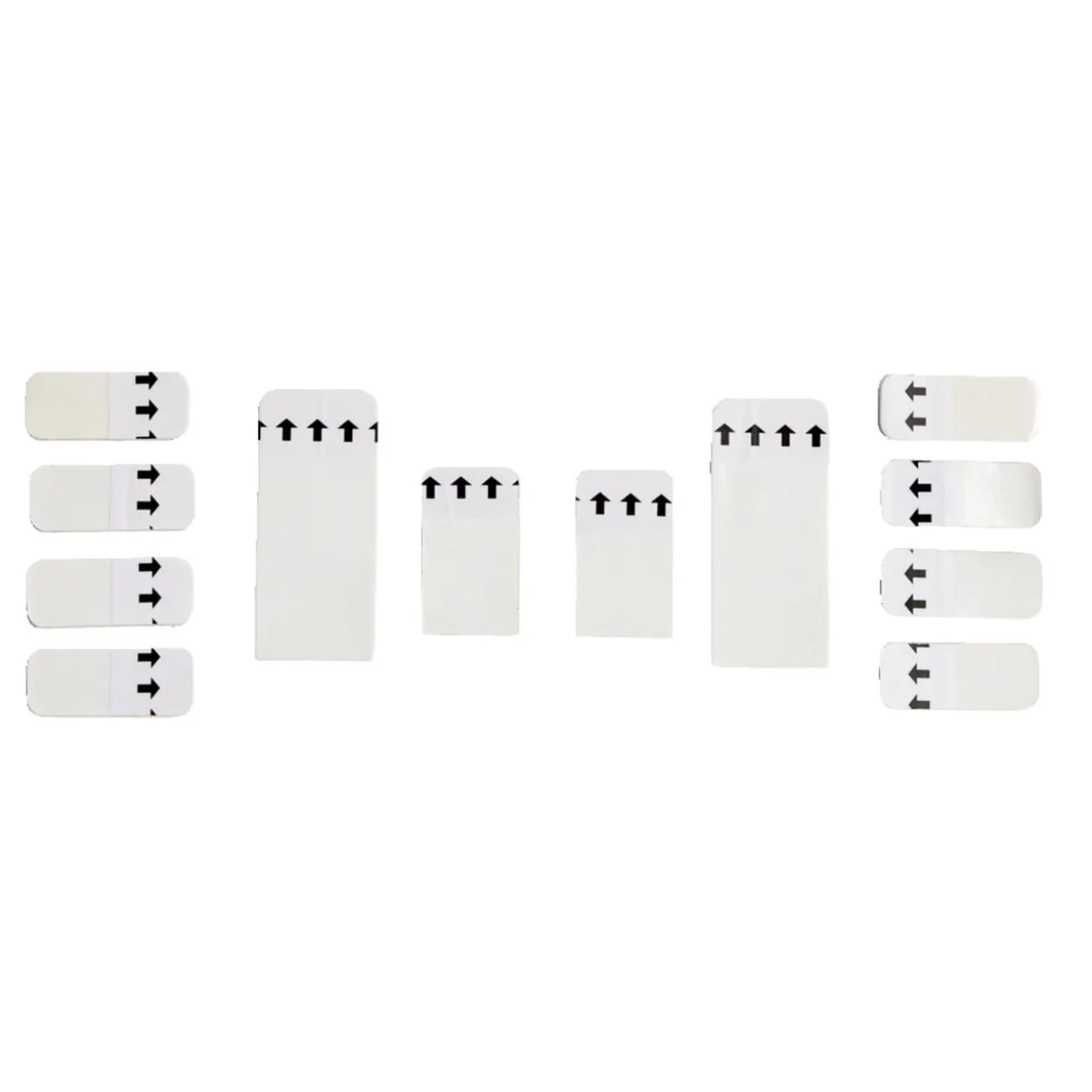 Lot de 12 languettes adhésives double face pour accroche murale
