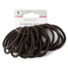 Lot de 15 élastiques à cheveux basiques polyester marron < Gifi Best