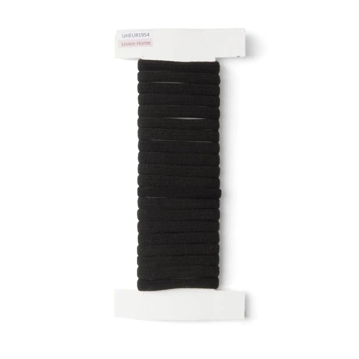 Lot de 20 élastiques à cheveux mousse polyester noir