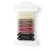 Lot de 8 élastiques à cheveux spirale caoutchouc 3 coloris < Gifi Outlet