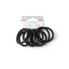 Lot de 8 élastiques à cheveux spirale caoutchouc noir < Gifi Clearance