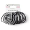 Lot de 15 élastiques sans métal gris et noir < Gifi New