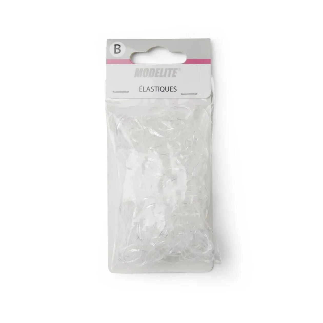 Lot de 500 mini élastiques à cheveux caoutchouc transparent