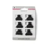 Lot de 10 mini pinces cheveux papillon noir brillant L2cm < Gifi Sale
