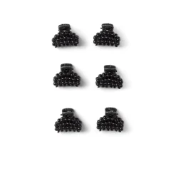 Lot de 10 mini pinces cheveux papillon noir brillant L2cm < Gifi Sale