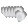 Lot de 6 miroirs adhésifs forme coeur ou rond < Gifi Discount