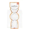 Lot de 3 moules à cookie en inox Ø6cm