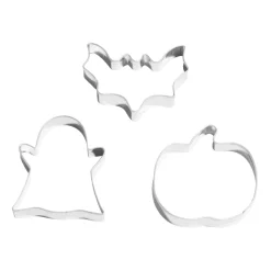 Lot de 3 moules à cookie en inox Ø6cm
