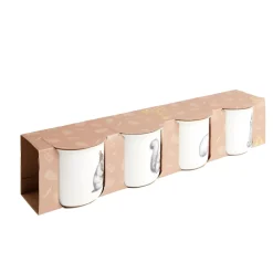 Lot de 4 mugs animaux 33,5cl < Gifi Online