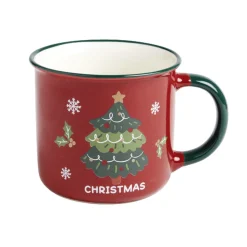 Lot de 4 mugs en céramique décor Noël 365ml < Gifi Online