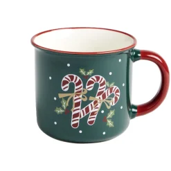 Lot de 4 mugs en céramique décor Noël 365ml < Gifi Online