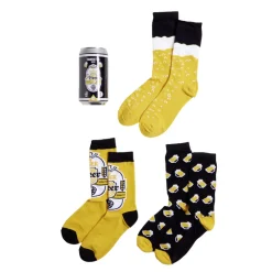 Lot de 3 paires de chaussettes mixtes design bière 39/42 < Gifi Sale