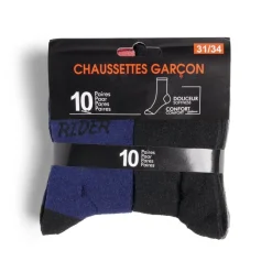 Lot de 10 paires de chaussettes pour enfant polycoton < Gifi Best