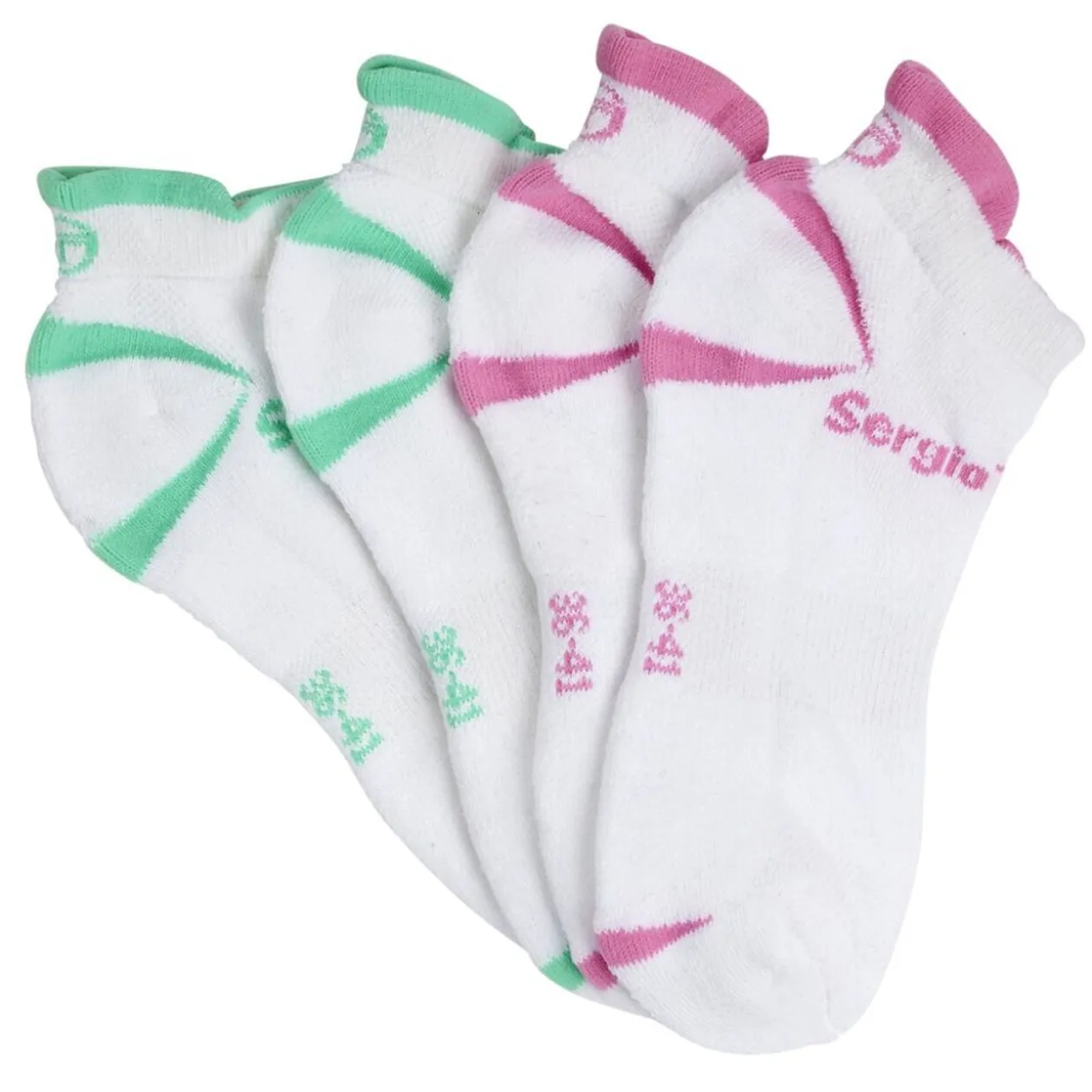 Lot de 2 paires de chaussettes Sergio Tacchini polycoton