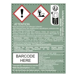 Lot de 12 papiers anti-moustiques à consumer