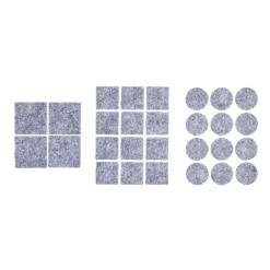 Lot de 28 patins adhésifs en feutrine